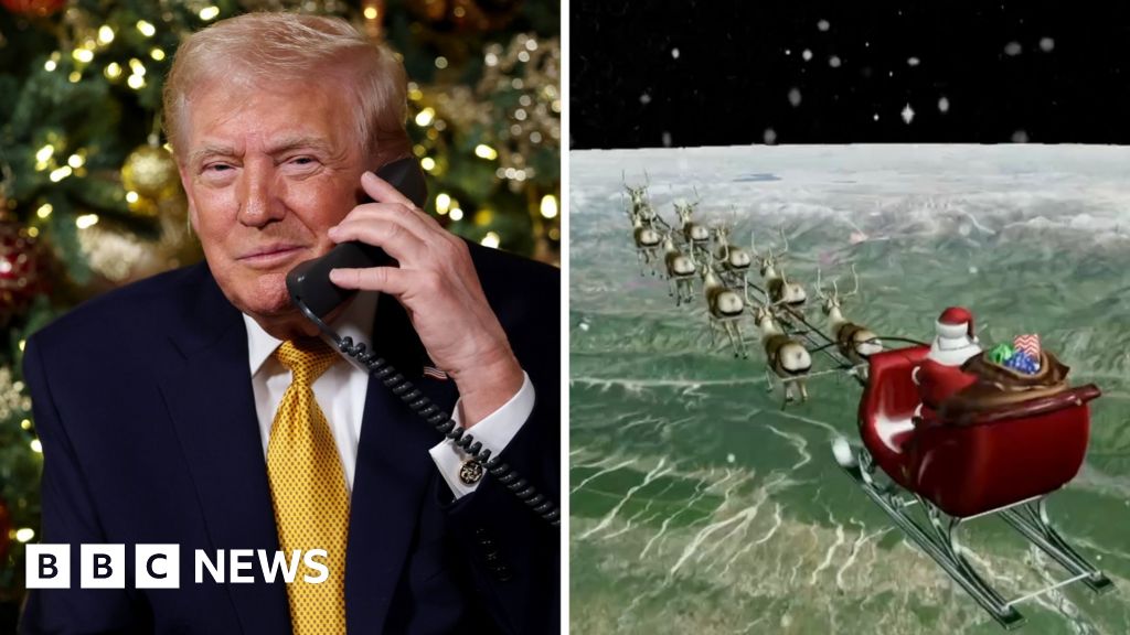 Where is Santa now? Trump answers kids’ calls to Norad tracker