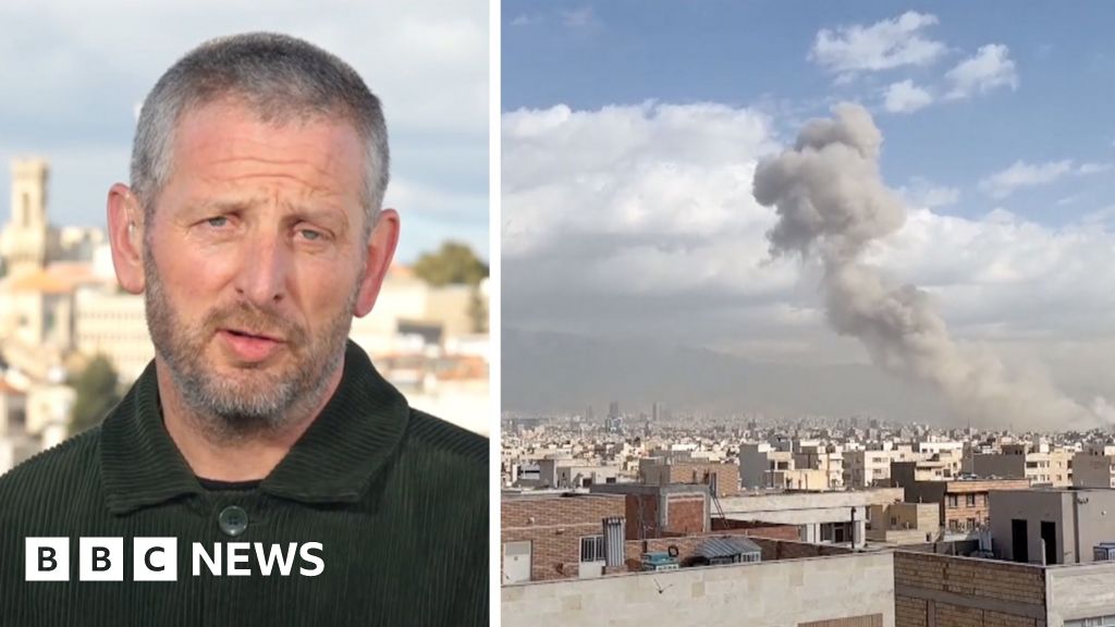 Smoke rises in Tehran as explosions heard across country