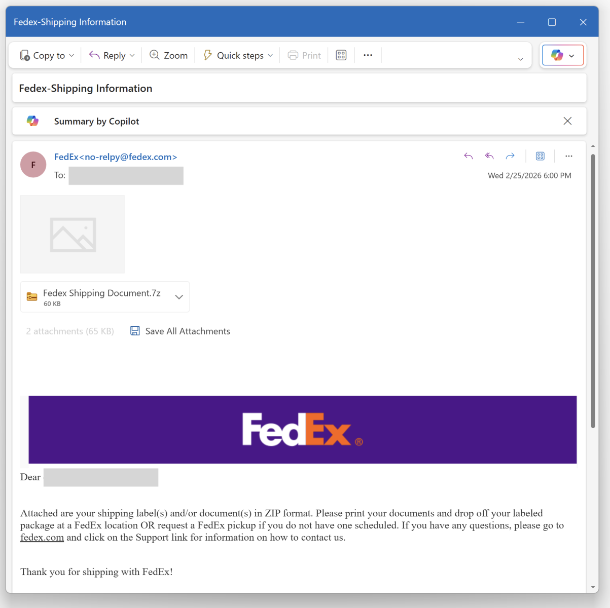 Fake Fedex Email Delivers Donuts!