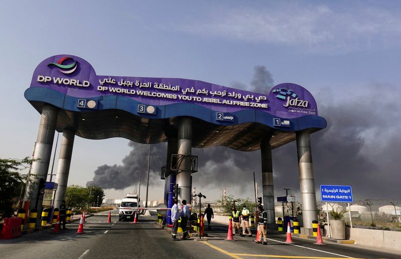 Blasts heard over Dubai and Doha for second day, with Duqm port also targeted